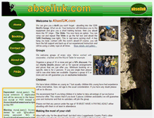 Tablet Screenshot of abseiluk.com